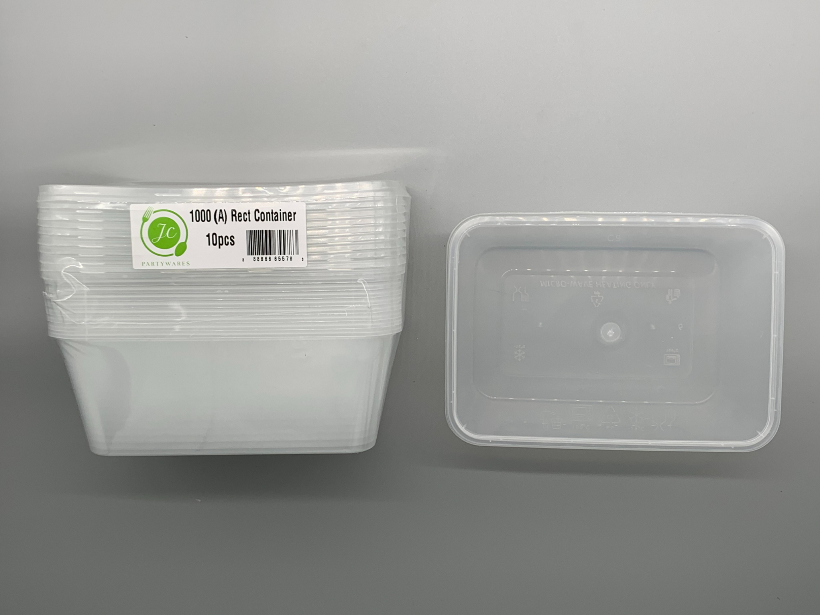 1000(A) Rectangle Container With Lid