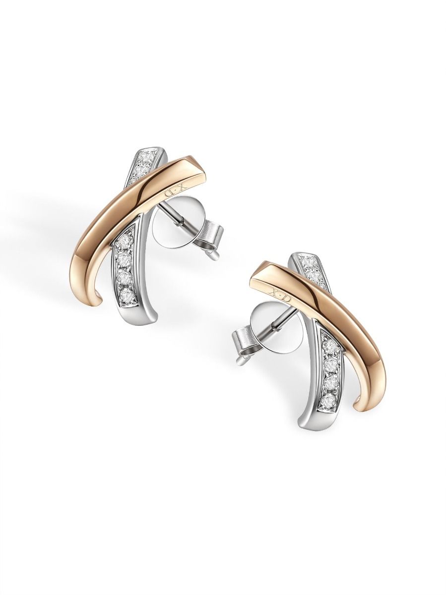 X Diamond Infinity collection Au750 LGD Earrings XDE0007